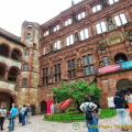 Otto Henry Building to the right houses the German Apothecary Museum